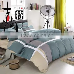 2016 Wholesales New Solid Color Cheap 100% Cotton Bedding Set thumbnail-3