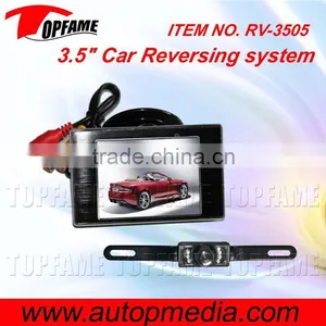 RV-3505 3.5inch Licence Plate Camera System With Wiredrawing Surface Monitor&night Vision Camera thumbnail-1