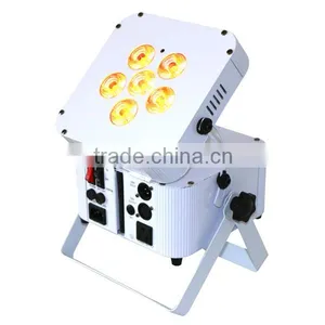 Wholesale Event Decoration Light 6in1RGBWA+UV LED PAR Can With Battery and Wireless DMX thumbnail-4