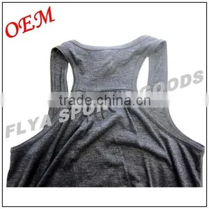 High Quality Fitness Wear 100% Cotton Girls Sports Singlet Quality Choice thumbnail-3