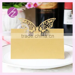 Wedding Table Decoration Laser Cut Paper Wedding Place Card ZK-8 thumbnail-3