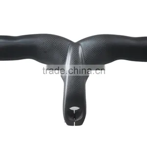 Newest China Supplier Full Carbon Integrated Handlbar HB016 Road Racing Handlebar thumbnail-4