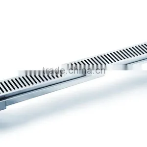 A Series Tiled On Flange End Drop Sloped Channel Base Stainless Steel Floor Drain Grate thumbnail-1