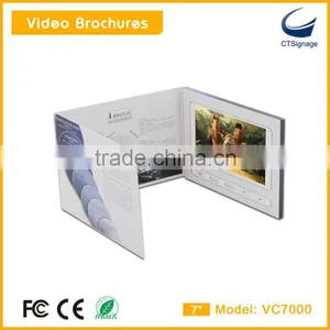 Plastic and Paper Cover Video Brochure Business Card, Wedding Invitation Card BC7002MS thumbnail-1