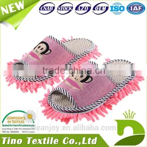 Furry Warm Sandals Slippers Good Quality Washable Bathroom Mop Slippers thumbnail-6