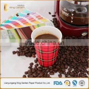 Drinking Use and Single Wall Style 7oz Paper Coffee Cups With Lids thumbnail-2