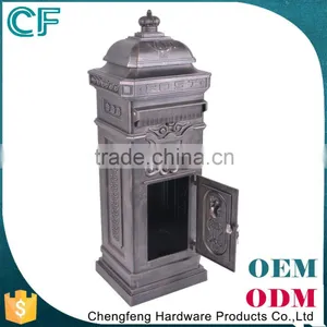 The Most Popular Style In Europe Crown Decorative Die Casting Aluminiun Unique Mail Boxes From China thumbnail-4