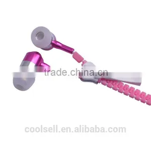 Factory Price of Zipper Earphones High Colorful Zip Earphones Zipper Earphone, Zip Earphone, China Earphone thumbnail-3