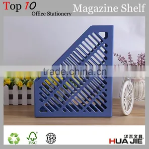 Office Plastic File Box Basket Cubbyhole File Holder Document Paper Magazines Rack thumbnail-1