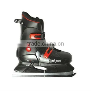 Hot Selling High Quality PU Ice Hockey Skates Shoes Made in China Factory thumbnail-1