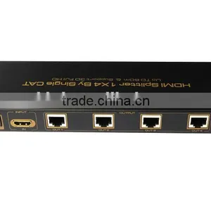 1x4 HDMI Splitter, Extender by CAT 5E/6 up to 60M, 3d, 1080p Supported thumbnail-1