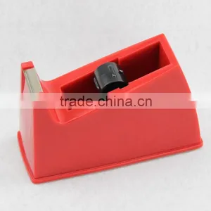 Desktop Tape Dispenser - Weighted With Rubber Base for One-Hand Dispensing thumbnail-1
