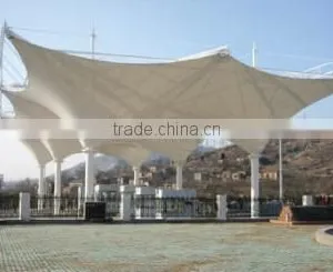 100 % Polyester PVC Tarpaulin Tent Fabric-construction Membrane thumbnail-6