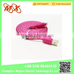 OEM 1M Fabric Braided USB Data Charger Cable for Iphone5/5S /6 /6s 6Plus Nylon Cord thumbnail-4