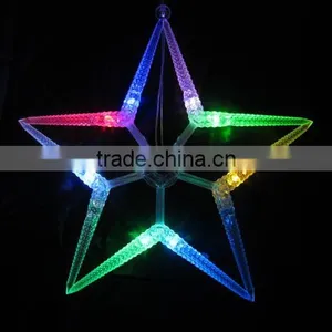 Outdoor Christmas Star String Lights,led Falling Star Lights,star Shaped Pendant Lighting thumbnail-1
