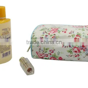 PVC Coated Canvas Make up Waterproof Cosmetic Bag thumbnail-4