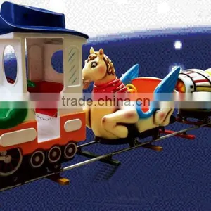Professional Amusement Park Electric Track Train Rides Quality Choice thumbnail-1