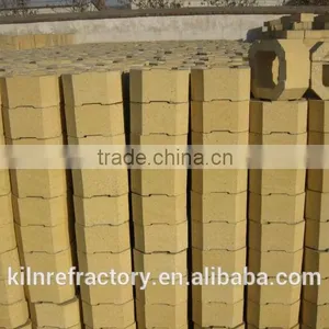 Glass Kiln Cylindrical Density DN-12 DN-15 Fireclay Brick Low Porosity Brick Kiln Bricks for Sale thumbnail-1