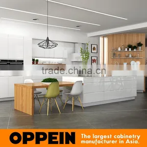 Oppein Modern Elegant Lacquer Kitchen Cabinet 2016 thumbnail-1