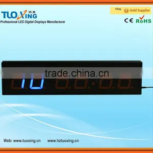 High Quality 4 Inch 6 Digit LED Digital Wall Clock Timer thumbnail-1