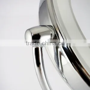 Customized Logo Bedroom Touch Sensor Aluminum Compact Mirror thumbnail-6