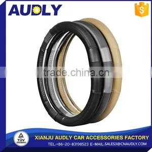 2016 New High Quality Design Leather Car Steering Wheel Cover Supplier's Choice thumbnail-1
