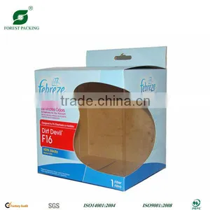 CLEAR WINDOW CARDBAORD BOX WITH HANGING TAB thumbnail-1