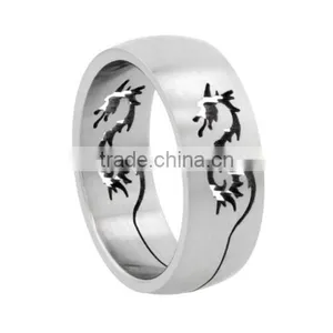 Dragon Pattern Design 925 Fashion Ring For Women thumbnail-1