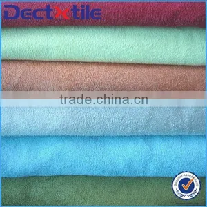 2015 The Newest Styles100%polyester Faux Suede Fabric for Sofa, Home Textile, Jacket, Shoes Etc Low Price thumbnail-1