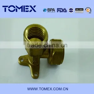 Flexible Tee Pex al Pex Pipe and Fittings Brass Connector thumbnail-3