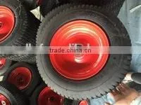 Pneumatic Rubber Wheel PR3007 4.50-8 Steel Rim Wheelbarrow Wheels thumbnail-2