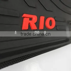 Wholesale Custom Rubber/PVC Car Floor Mats For KIA RIO thumbnail-3