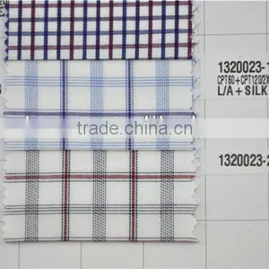 Wholesale High Quality Cotton Check Fabric For Top Shirts thumbnail-1