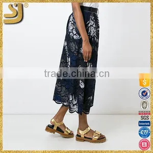 Hot Selling Black Culottes Pant for Lady thumbnail-4
