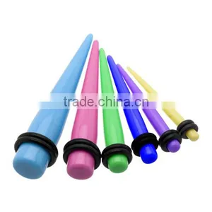 Top Mix Neon Acrylic Tapers 14g - 00g thumbnail-1