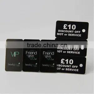 3pcs Break off Irregular Shape Plastic Discount VIP Card thumbnail-1