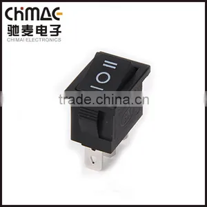 Black 21*15 Mini Rocker Switch Without Light 3 Pins T85 3 Way Switch Industrial Switch thumbnail-1