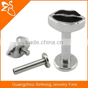 Surgical Steel Custom Butterfly Labret Studs Labret Piercing Body Jewelry thumbnail-5