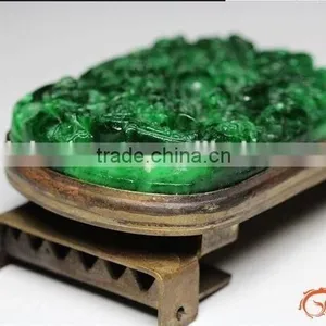 Natural Jade Stone Carving Belt Buckle thumbnail-3