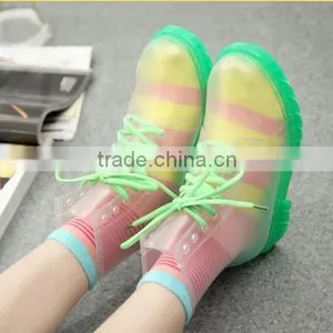 New Foreign Trade Children's Recreational Shoe Martin Shoes With Lock Laces Rain Boots thumbnail-4