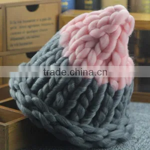 Korean Style Thick Yarn Loopy Hat thumbnail-2