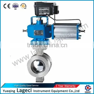 Pneumatic Operated Wafer V Type Valve DN200 thumbnail-1