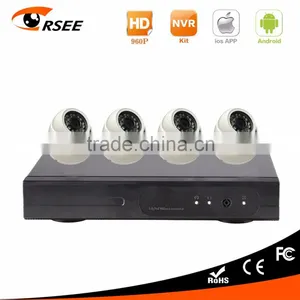 Poe Nvr Kit With Mini Dome ip Camera 4ch 1.3mp Cctv Camera Kit Quality Choice thumbnail-1