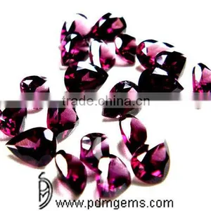 Rhodolite Garnet Pear Cut Faceted Lot For Platinum Jewellery From Jaipur thumbnail-1