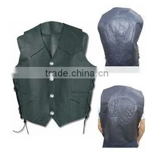 DL-1575 Leather Vests thumbnail-1