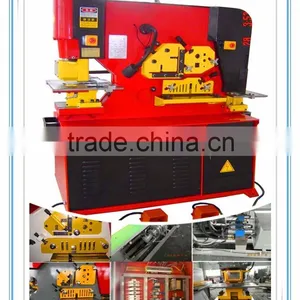 Hydraulic Iron Worker Machine Pressing and Cutting Machine Composite Punching and Shearing Machine thumbnail-1