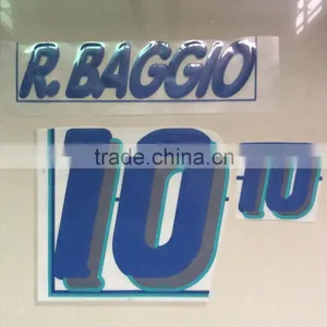 Factory Direct Flock Nameset Premier League Iron on Heat Transfer Sticker Iron on Transfer Paper thumbnail-2