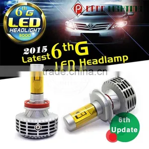 High Performance 3000lm 6th H4 Led Headlight, 6500K/8000K Hi/Low Automobile H4 Led Headlight thumbnail-3