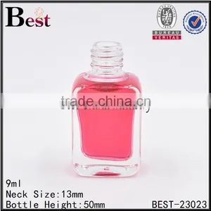 9ml Clear Glass Bottle Square Glass Bottle Glass Bottle for Perfume Supplier's Choice thumbnail-1