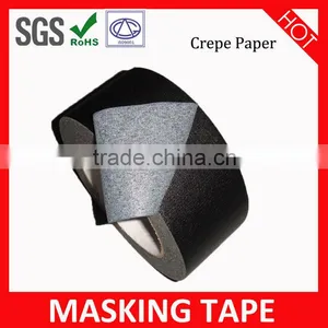 High Quality Crepe/Rubber Decorative Black Masking Tape thumbnail-1